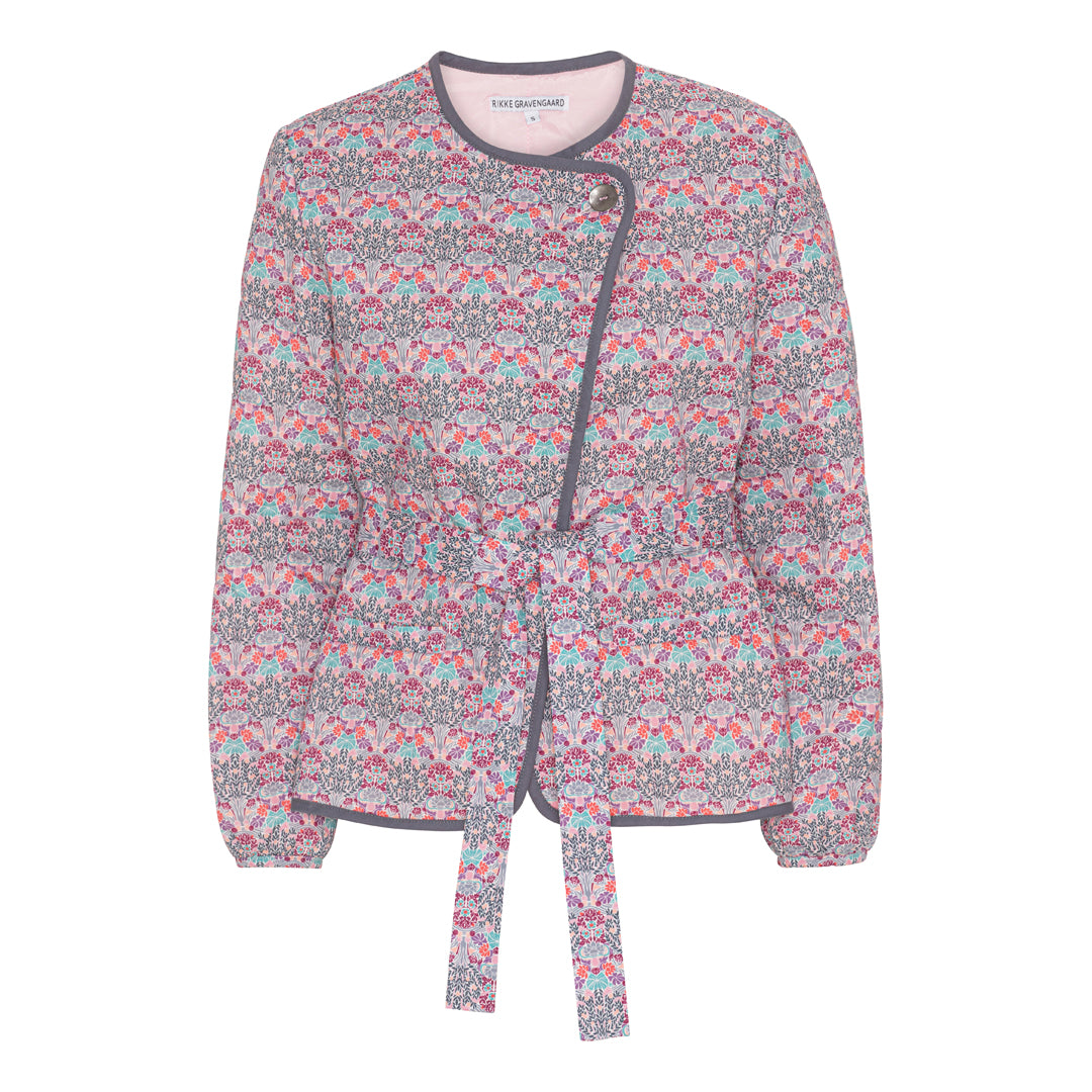 Medina quilted jakke - rød