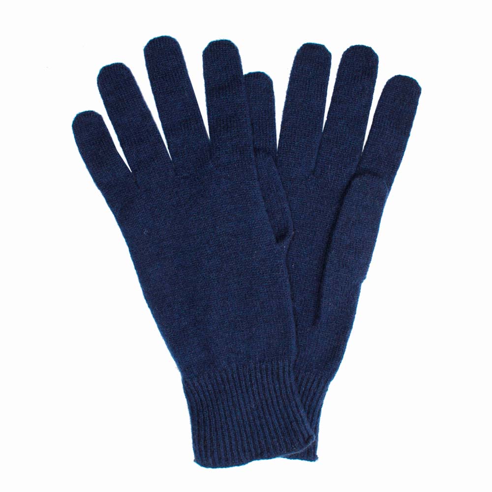 Blå cashmere vanter