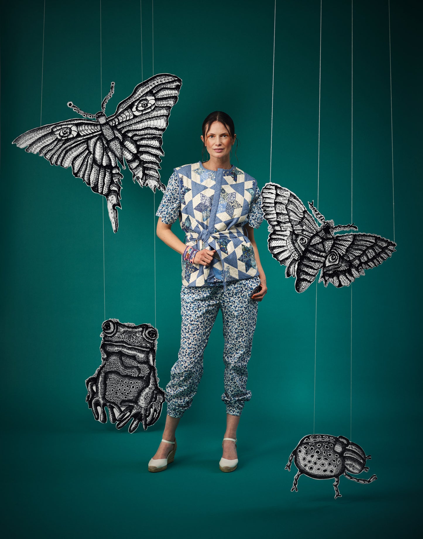 Nathalie bluse - Blå