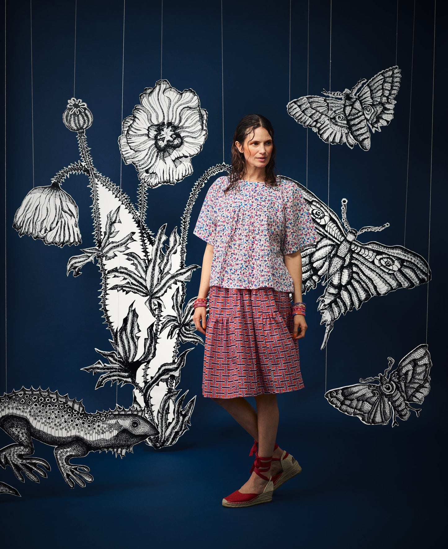 Nathalie top - Rød