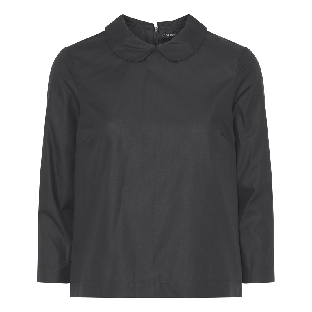 Sophia blouse - organic cotton - Black