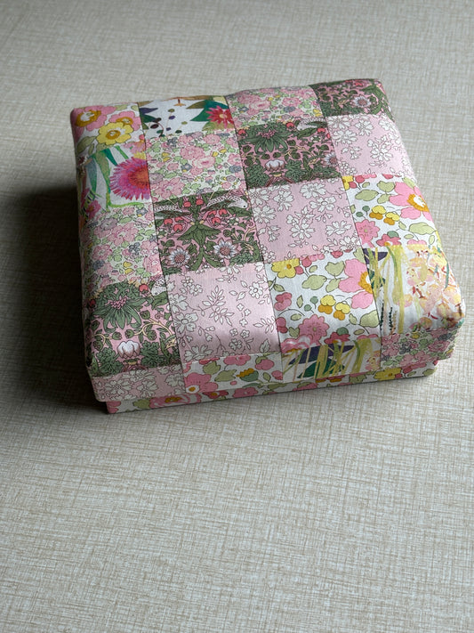 Stofæske - Quilt rose (large)