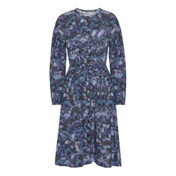 Manola kjole-Blå bomuld