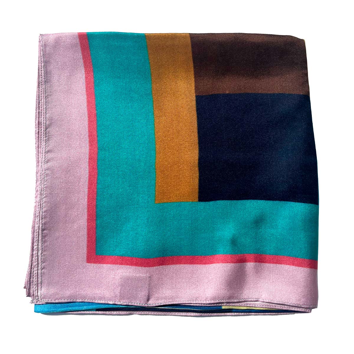 Silk scarf multicolour